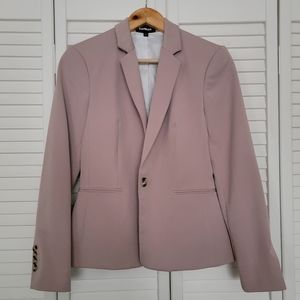 Express Women’s Blush Pink One Button 24" Blazer - Size 4